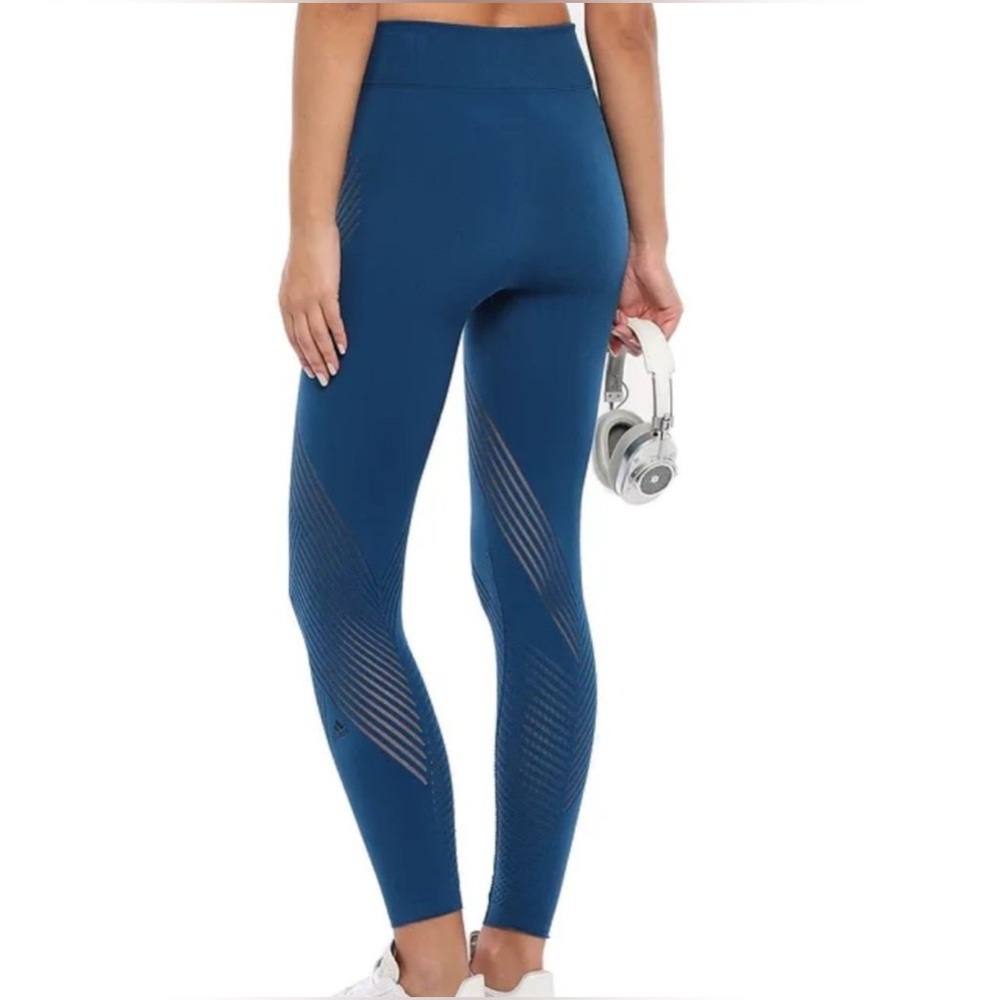 NWT Adidas Warp Knit High Rise Tights Leggings and top- Large - Picture 4 of 7